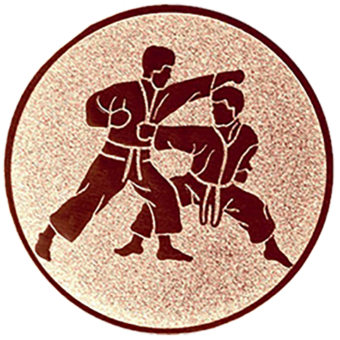 Emblem Karate (50mm Bronze)