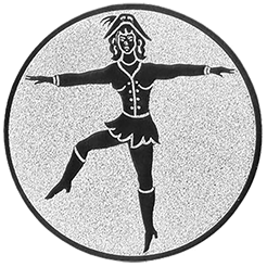 Emblem Tanzmarie (25mm Silber)