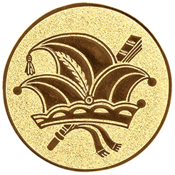 Emblem Narrenkappe (25mm Gold)