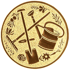 Emblem Kleingarten (25mm Gold)