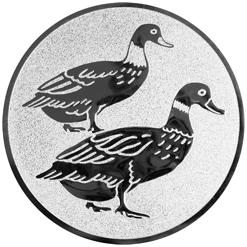 Emblem Kleintierzucht (50mm Silber)