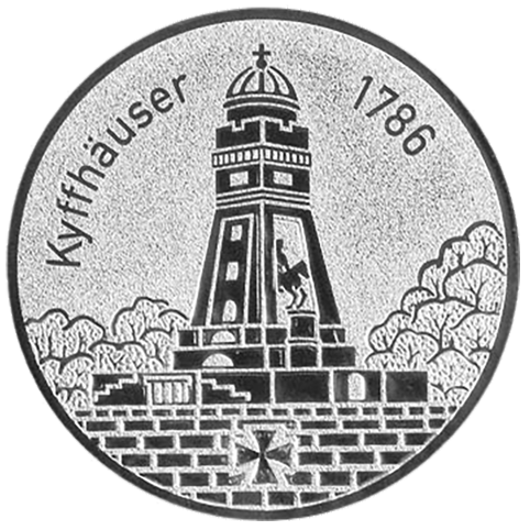 Emblem Kyffhäuser (50mm Silber)