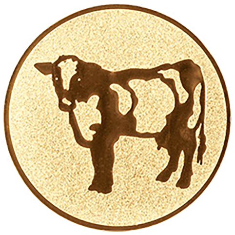 Emblem Landwirtschaft (50mm Gold)