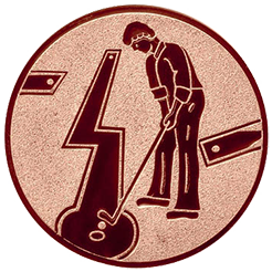 Emblem Minigolf Herren (25mm Bronze)
