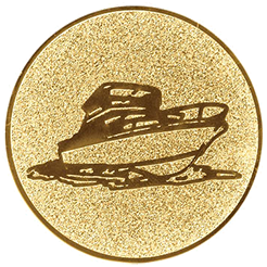 Emblem Motorboot (25mm Gold)