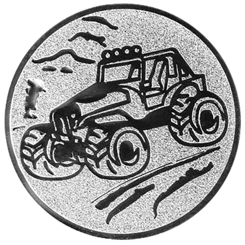 Emblem Geländewagen (50mm Silber)