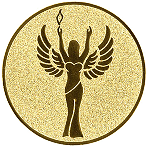 Emblem  Siegesgöttin (50mm Gold)
