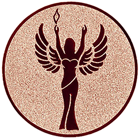 Emblem  Siegesgöttin (50mm Bronze)