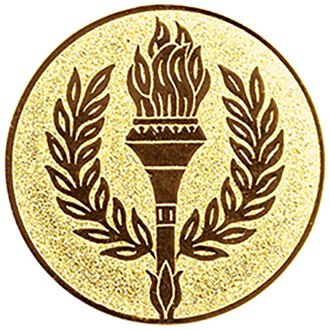 Emblem  Siegesflamme (50mm Gold)