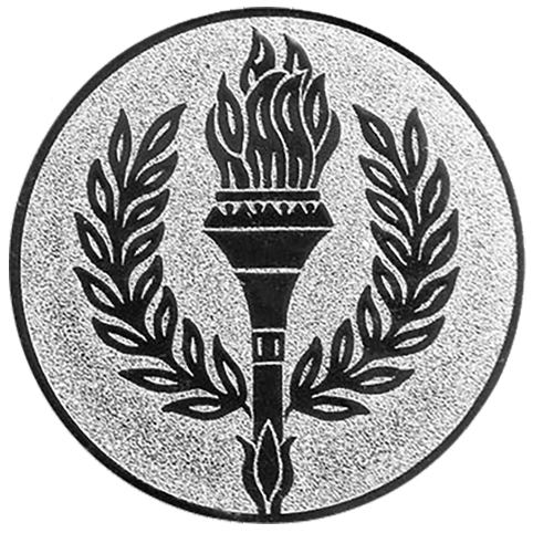 Emblem  Siegesflamme (50mm Silber)