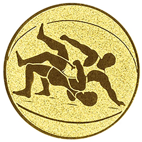 Emblem Ringen (50mm Gold)