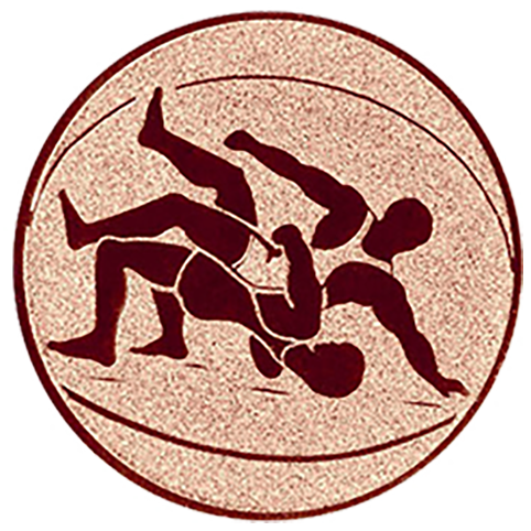 Emblem Ringen (50mm Bronze)