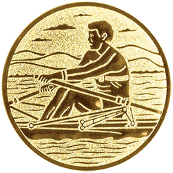 Emblem Rudern (25mm Gold)