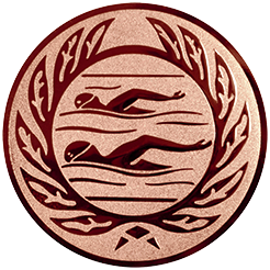 Emblem Schwimmen  (25mm Bronze)