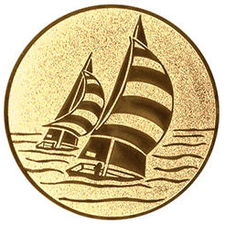 Emblem Segeln   (25mm Gold)