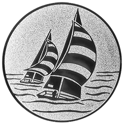 Emblem Segeln (25mm Silber)