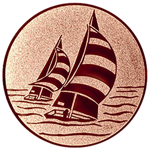 Emblem Segeln   (50mm Bronze)