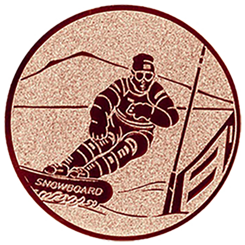 Emblem Snowboard (50mm Bronze)