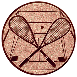 Emblem Squash (25mm Bronze)