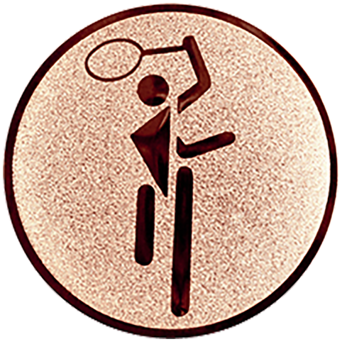 Emblem Tennis (50mm Bronze)