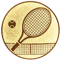 Emblem Tennis Neutral (25mm Gold)