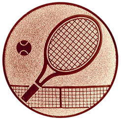 Emblem Tennis Neutral (25mm Bronze)