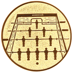 Emblem Tischfussball (25mm Bronze)