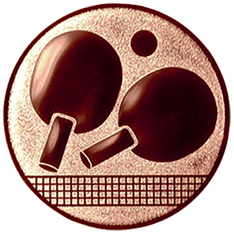 Emblem Tennis Neutral (50mm Bronze)