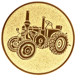 Emblem Traktor Lanz (25mm Gold)