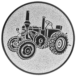 Emblem Traktor Lanz (25mm Silber)