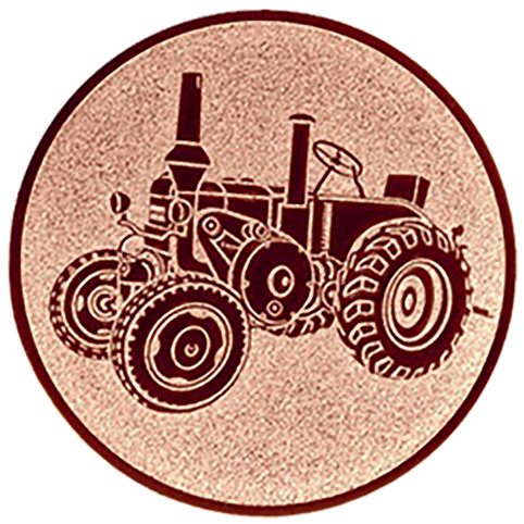 Emblem Traktor Lanz (50mm Bronze)