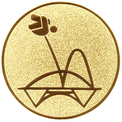 Emblem Trampolin (25mm Gold)