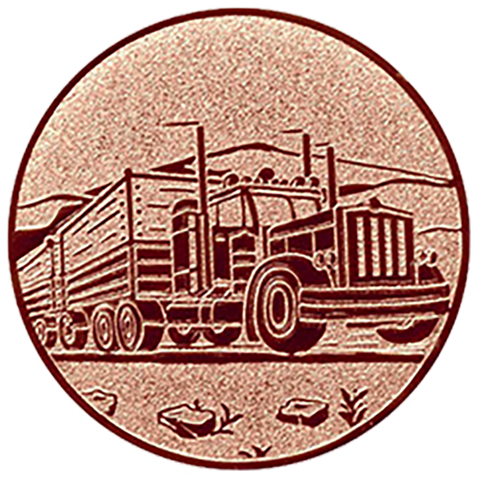 Emblem Trucker (50mm Bronze)