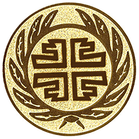 Emblem Vögel Turnerbund (50mm Gold)