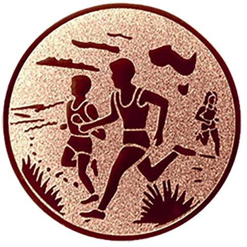Emblem Volkslauf (50mm Bronze)