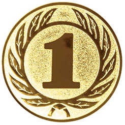 Emblem Zahl 1 (25mm Gold)