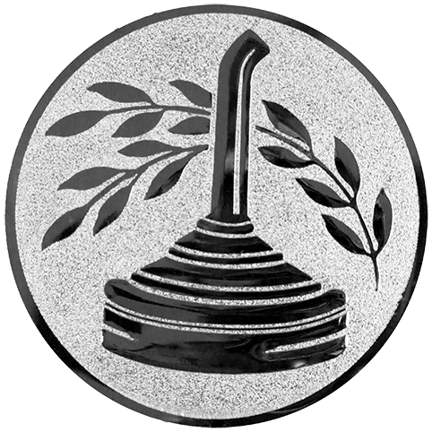 Emblem Eisstock (50mm Silber)