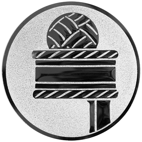 Emblem Korbball (50mm Silber)