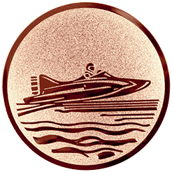 Emblem Motorboot (25mm Bronze)